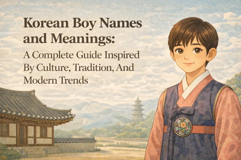 Korean Boy Names and Meanings: A Complete Guide Inspired By Culture, Tradition, And Modern Trends
