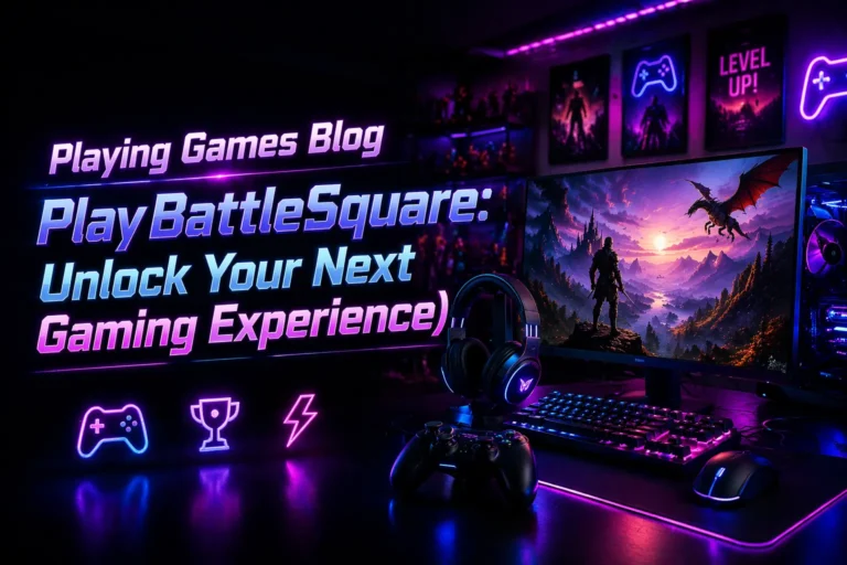 Playing Games Blog PlayBattleSquare: Unlock Your Next Gaming Experience